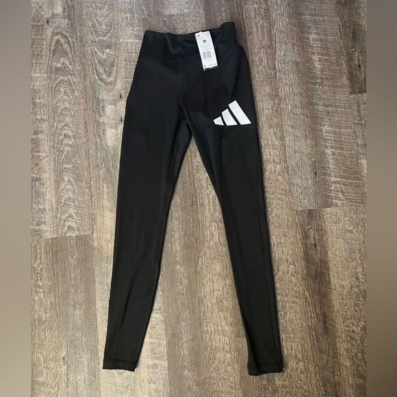 Adidas Women's High Rise 28' Active Full Length Leggings- Size Medium - Picture 2 of 5